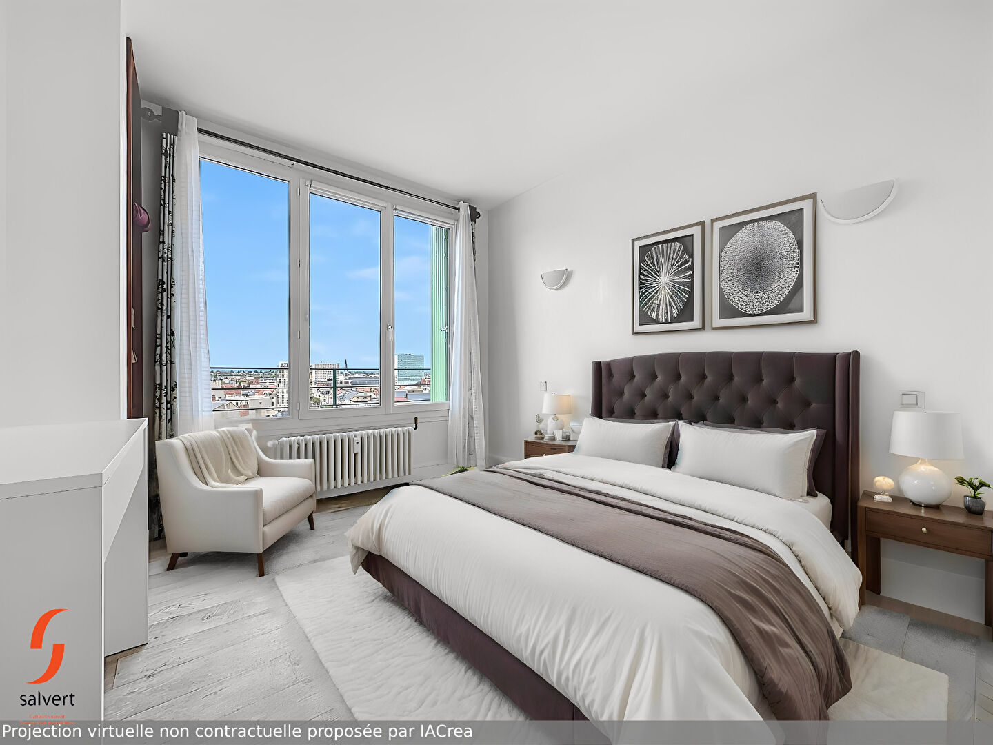 A vendre Appartement 2 chambres avec ascenceur. 12\/15